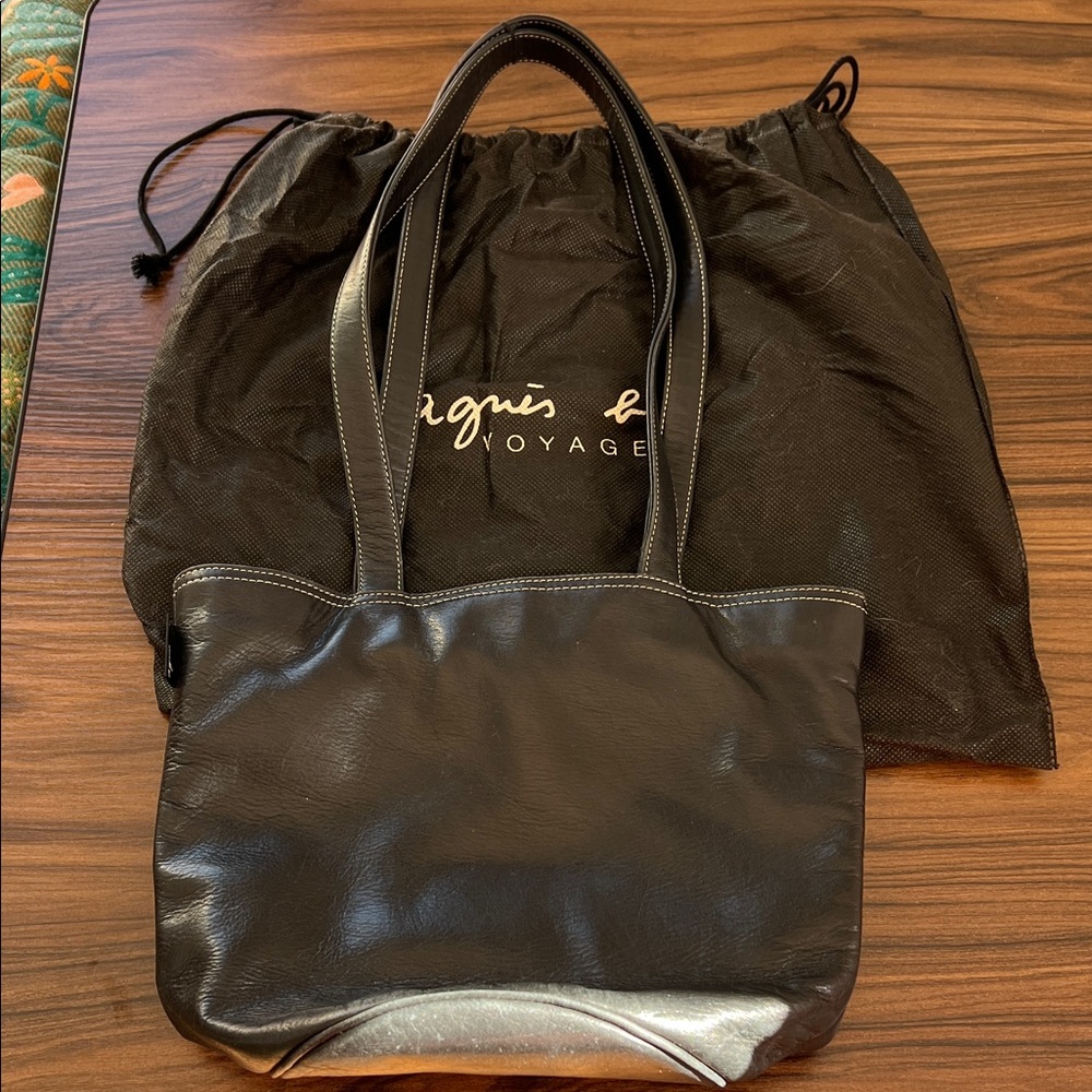 Agnes B. Elegant Black Tote